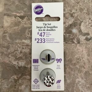 Wilton Piping/Icing Tip Set - 47 & 233
